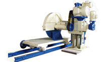 single pillar granite block cutter